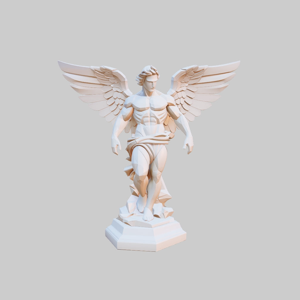 Anjo com asas Misterioso